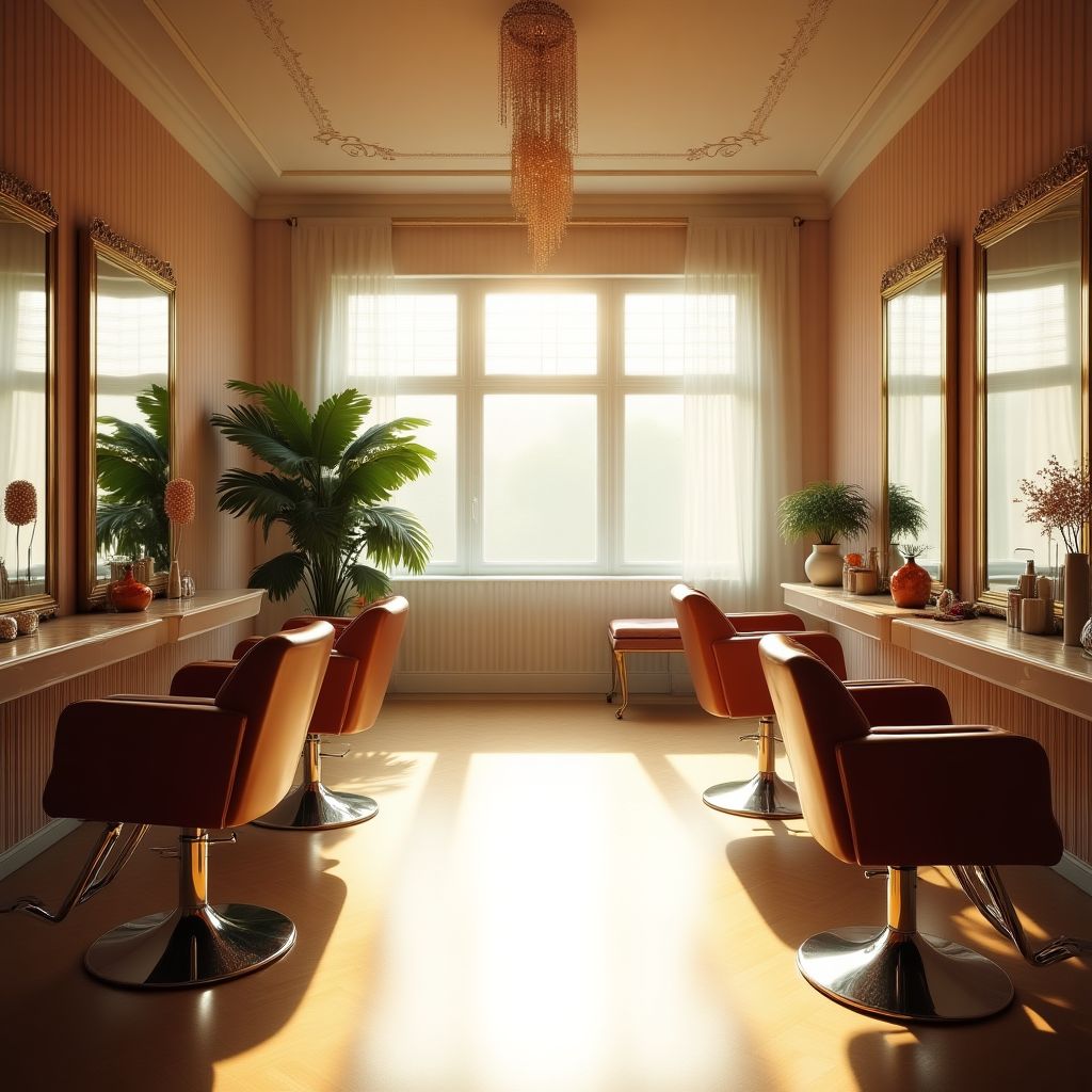 The stylish and modern interior of the BeautySyd salon