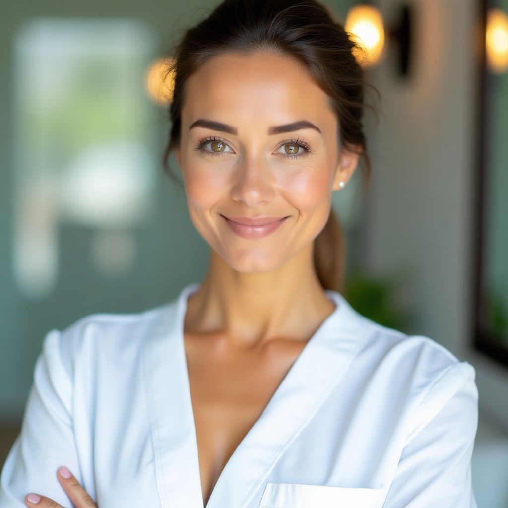 Portrait of Chloe Davis, Lead Esthetician
